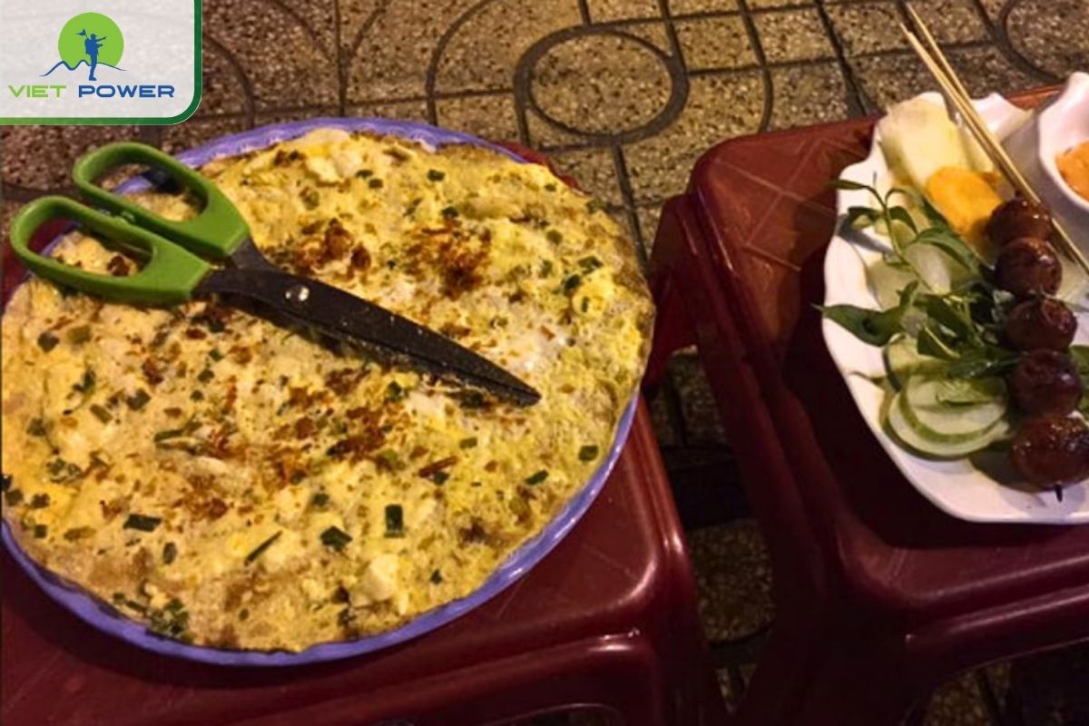 Grilled rice paper