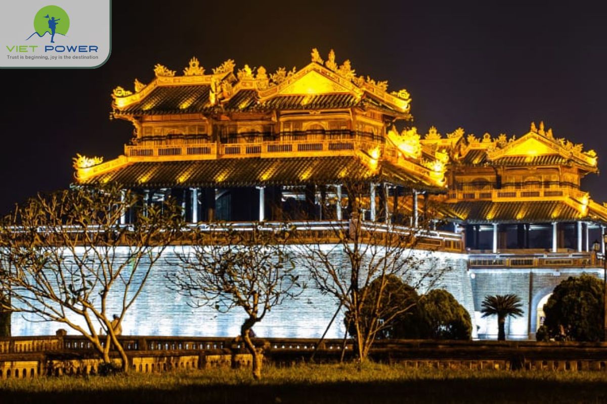 Hue Imperial Citadel at Night