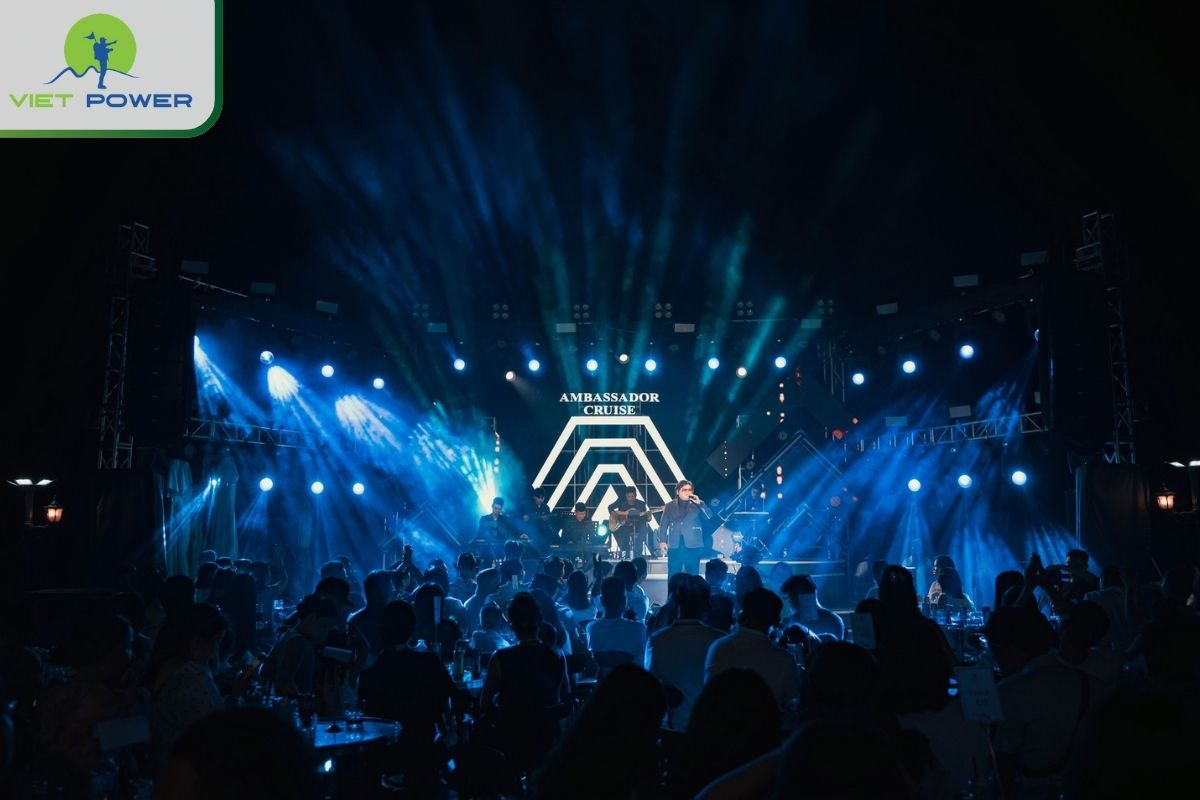 Live DJ sets and dance performances on the sundeck