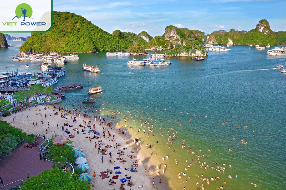 Swimming at Titop Beach