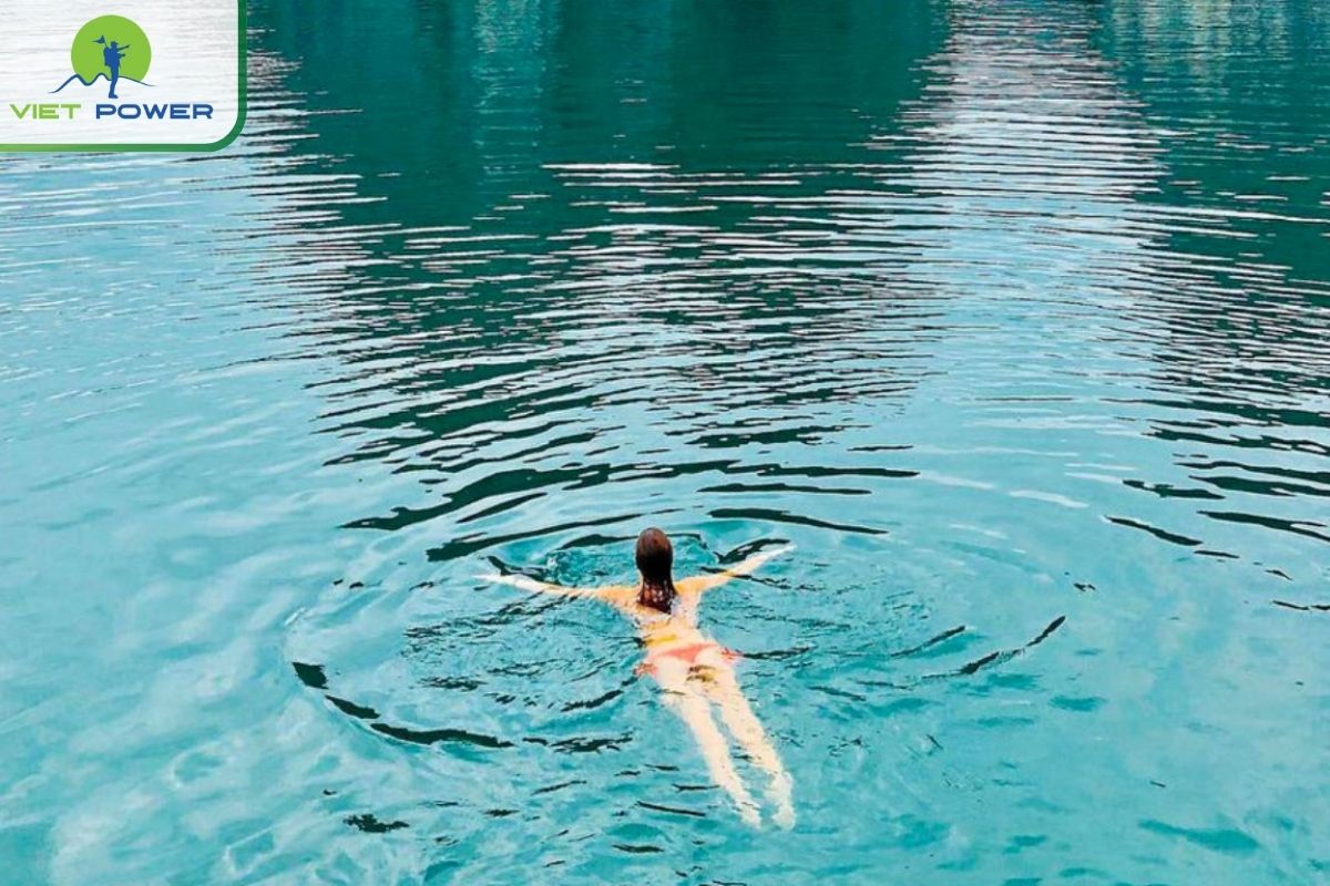 Swimming at Titop Island