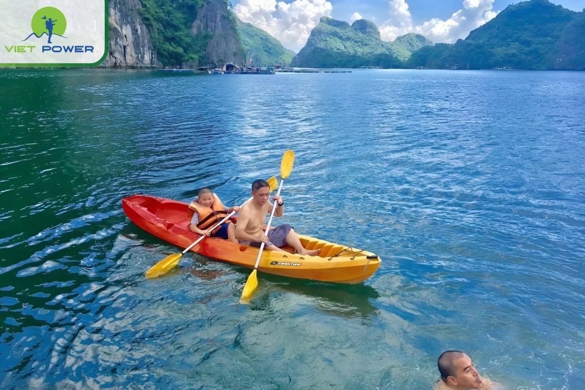Kayaking at Tra Bau
