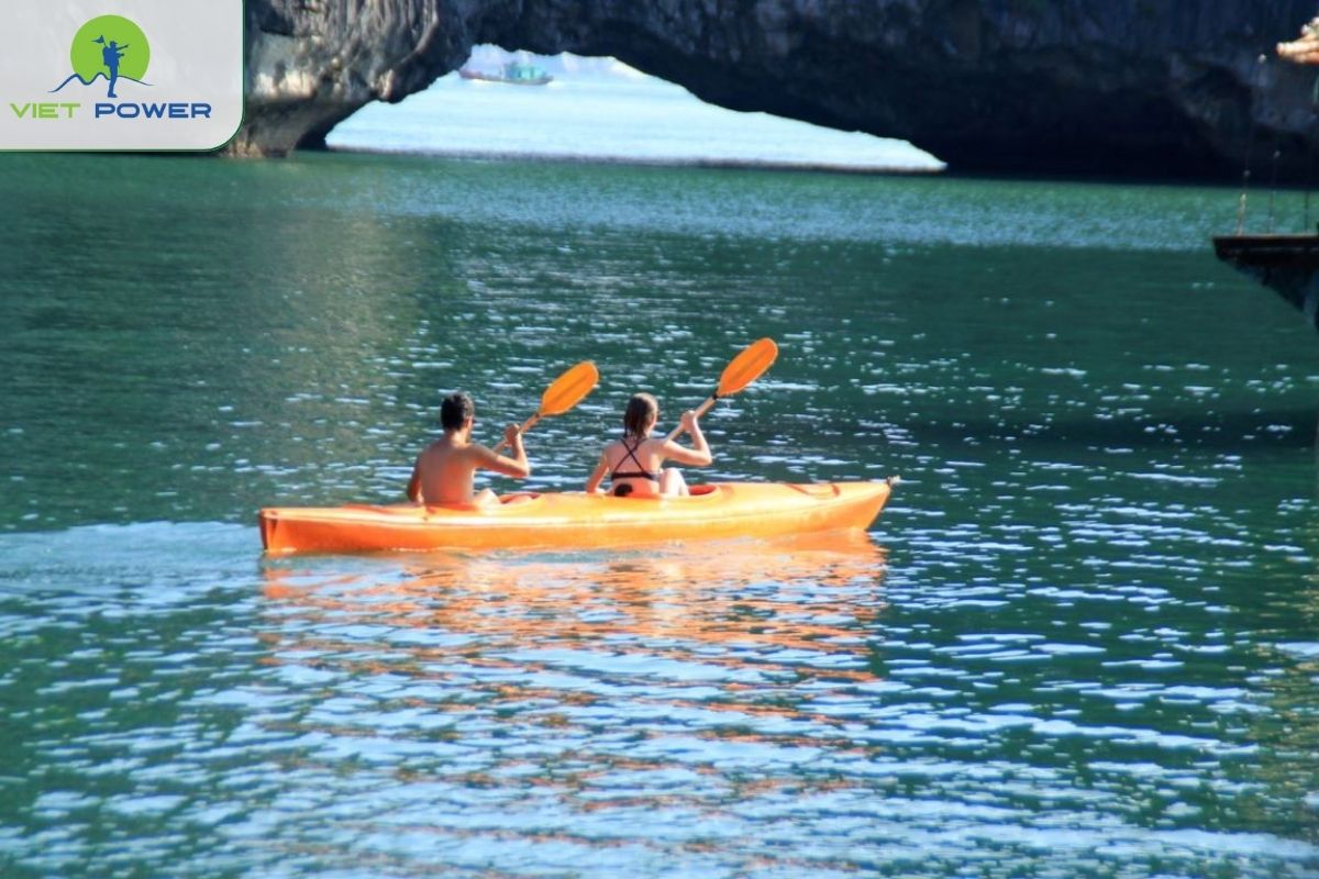 Kayaking at Ba Trai Dao Beach