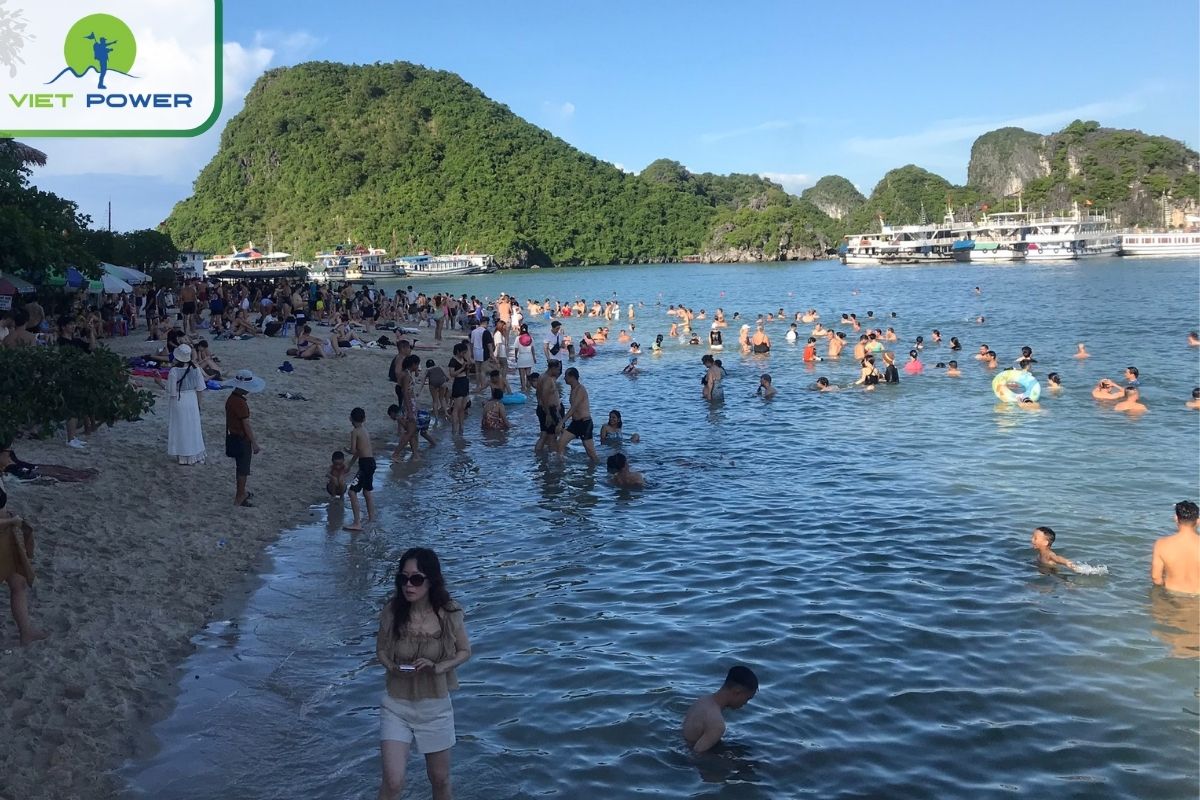 Swimming at Titop Island