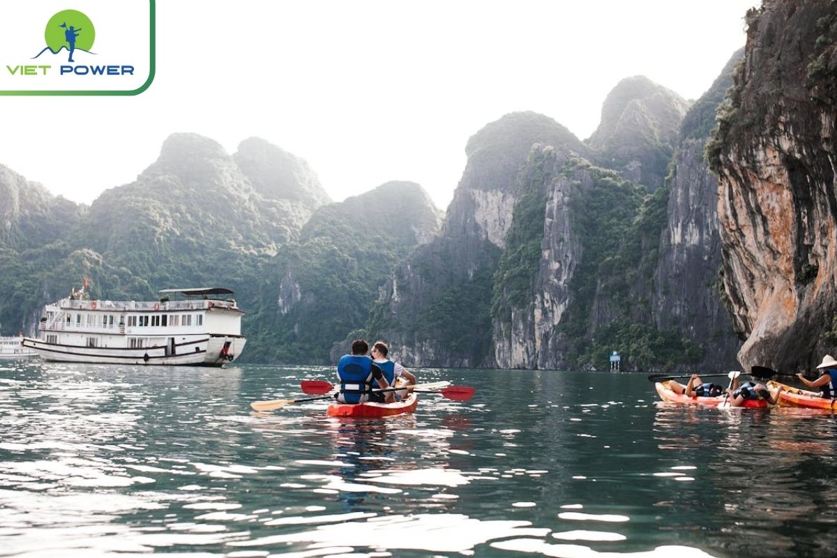 Kayaking Through Limestone Karsts