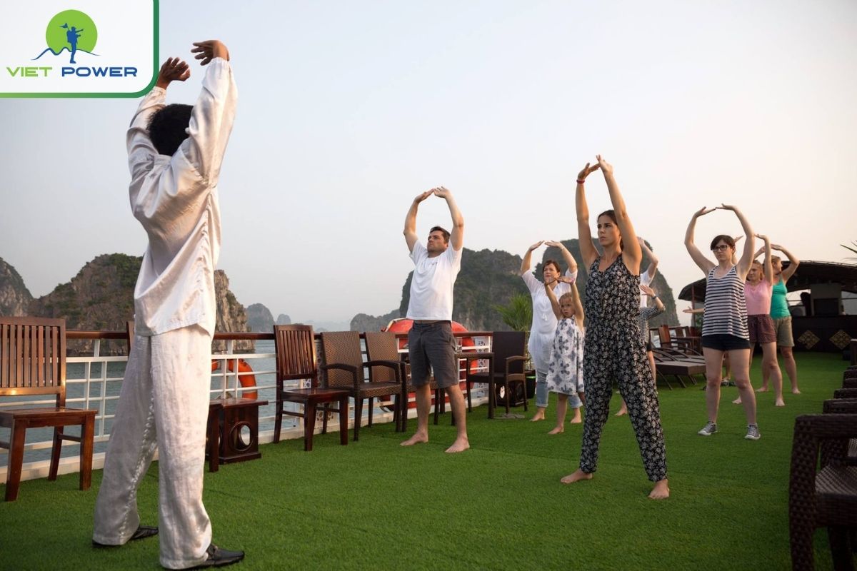 Tai Chi on the Sundeck