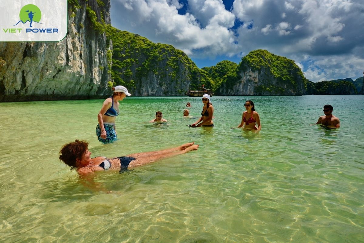 Swimming at selected beaches when weather conditions allow