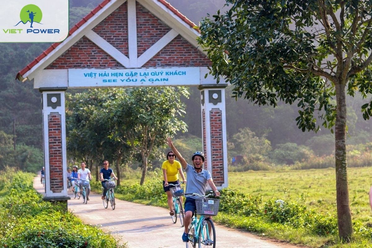Cycling at Viet Hai Village