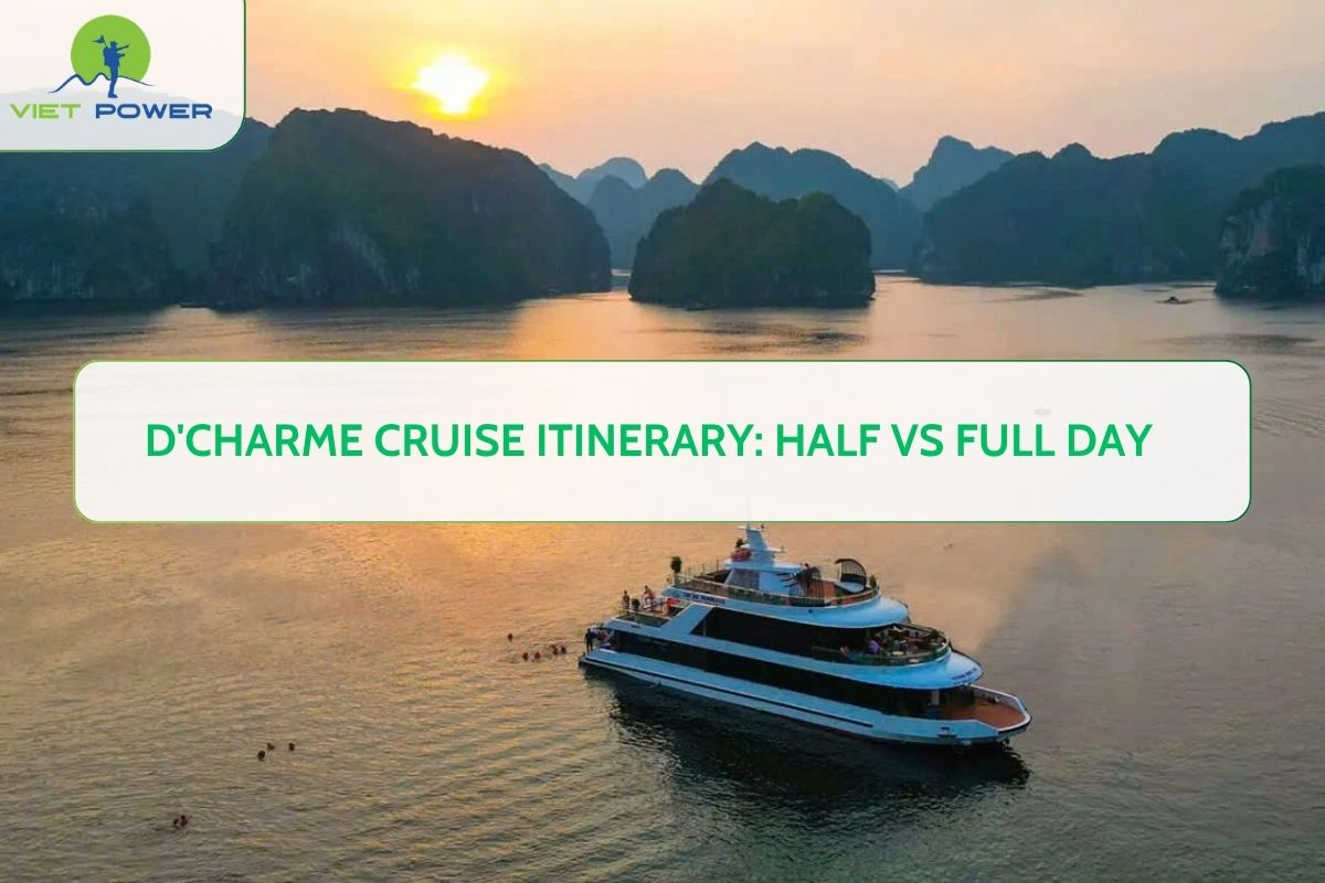 D'Charme Cruise Itinerary: Half vs Full Day