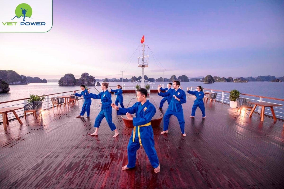 Vovinam on the sundeck