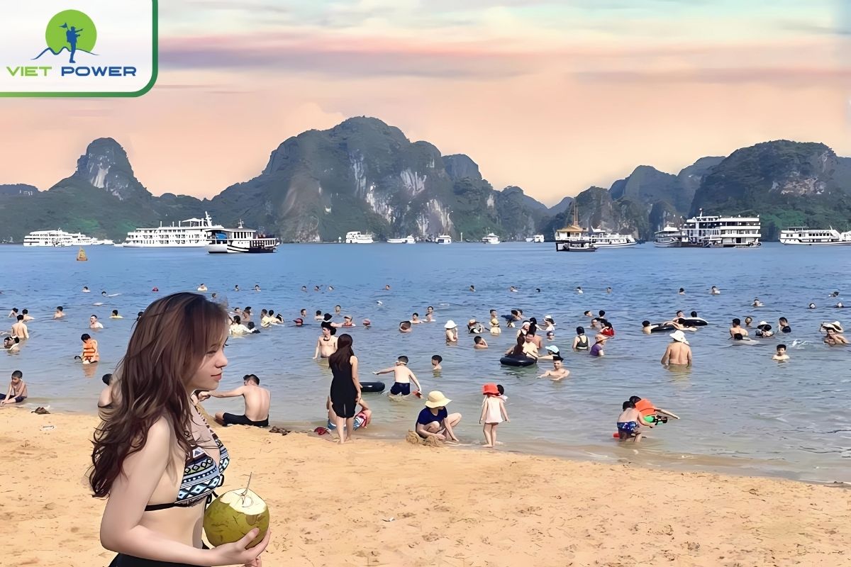 Swiming at Titop Island