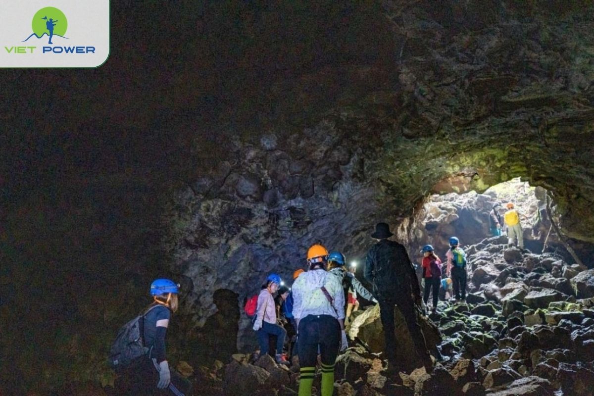 Krong No cave trekking