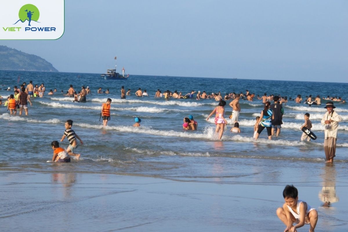 Swimming at My Khe Beach